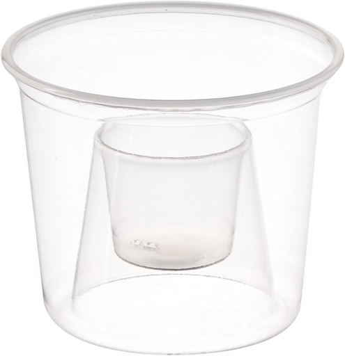 [BRSWIZQYBAPRM3AV] Polar Ice 50 Count Disposable Plastic Power Bomber Shot Cups or Jager Bomb Glasses