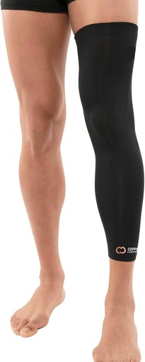 [BRSRO2YDDEHRMYDV] Copper Compression Leg Compression Sleeve - Copper Infused Knee Stabilizer Brace for Running, Meniscus Tear, ACL, MCL, Arthritis, Joint Pain Relief - Thigh & Calf Support for Men & Women