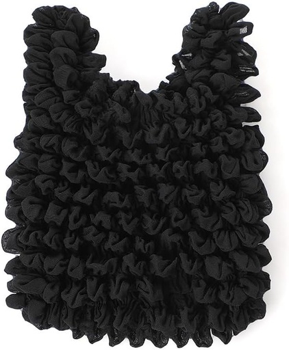 [BRSRAGIPDEBB4CLB] Reusable-Grocery-Bags collapsible and Washable-Shopping-Bags Four colors to choose Lightweight Polyester Fabric（Black）