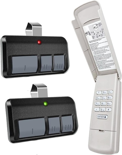 [BRSROZY7CUNQ42DA] G940EV-P2 CMXZDCG440 Keypad with 2 Pack 893MAX Universal Garage Door Opener Remote, Fit for Chamberlain/Liftmaster/Craftsman Garage Door Openers Since 1993,Replace 940EV 940EV-P2 KLIK2U-P2