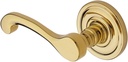 Baldwin 5445V.003.LDM Solid Brass Door Lever