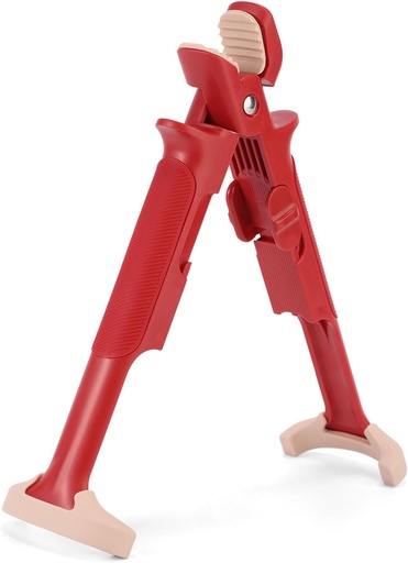 [BRSRE2YNBUMAOFDA] Anti-Scalding Clip, Multi-Purpose Hot Dish Plate Bowl Lifter Holder Clip Air Fryer Pans Gripper Anti-Slip Hot Plate Tongs for Air Fryer Microwave Toaster Oven Steamer(Red)