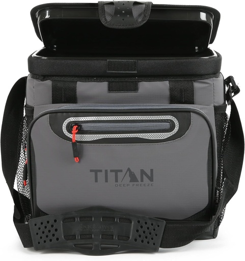 [BRSREHA6AAJR4GT3] Titan by Arctic Zone Deep Freeze Cooler - Zipperless Hardbody Cooler - Deep Freeze Insulation, HardBody Liner, and SmartShelf