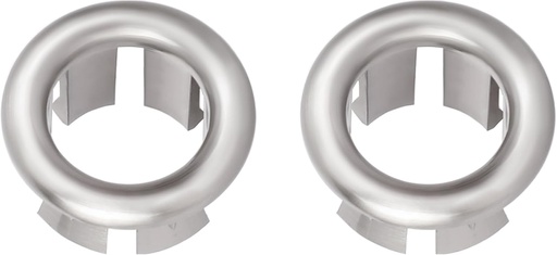 [BRSRAYYKA4IWCALG] VRSS 6-Claw Bathroom Kitchen Sink Overflow Ring Basin Trim Cover Hole Insert in Caps (2Pcs Brushed Nickel)