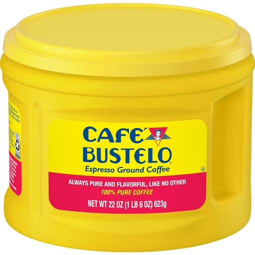 [BRSWGFQFOEJQYAD7] Café Bustelo Espresso Dark Roast Ground Coffee, 22 Ounces (Pack of 6)