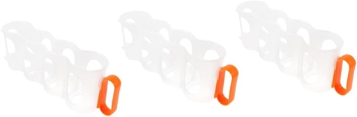 [BRSRAGAPB4FBEDL2] Cabilock 3pcs Soda Can Dispenser Organizer Multi-Functional Beverage Storage Bin for Fridge Pantry Office Living Room Transparent Design for Easy Visibility for Beer Soda Cans