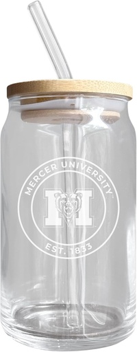 [BRSRAYY6OIMQ4HTL] R and R Imports Mercer University NCAA 12 oz Engraved Can Glass Single