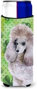 Caroline's Treasures BB9839MUK Poodle St Patrick's Decorative Can Hugger Multicolor, Slim Can