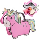 Kid's Insulated Unicorn -Shaped Lunch Box w Strap- Keeps Food Hot or Cold For Hours- Reusable Bag Fits Ice Packs, Bento Containers, Thermoses Easily- Make Back to School Lunches Fun for Boys & Girls