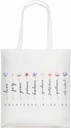 Bible Book Tote Bag for Woman Man, Christian Gift Grocery Bag, Galatians 5:22-23 Fruit of the Spirit,Canvas Bible Verse Shouder Grocery Book Tote Bag