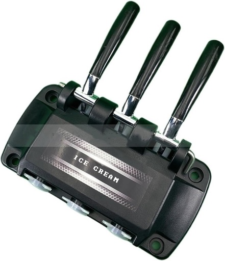 [BRSRAFA7CUMQGE34] A Set Panel Block Face Plate Valve Block Combo Ice Cream Machine Accessories,Compatible for YKF Ice Cream Makers Soft Serve Machines with 3 Handles