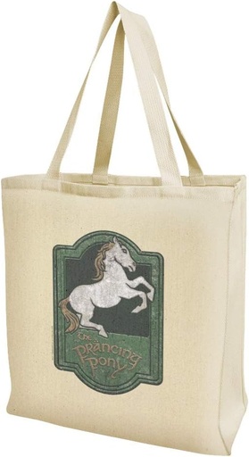 [BRSWGBAFBEMQOCDD] GRAPHICS & MORE THE LORD OF THE RINGS The Prancing Pony Grocery Travel Reusable Tote Bag