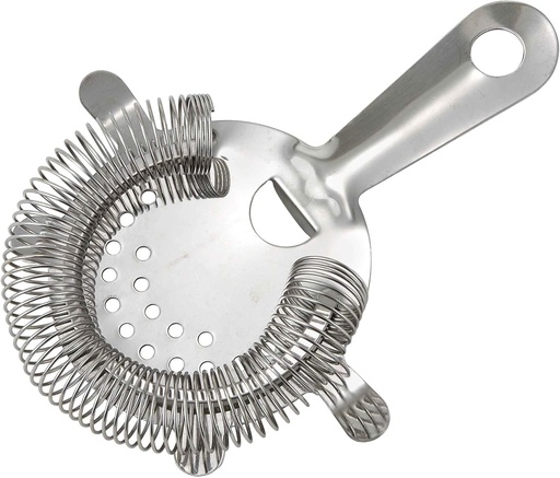 [BRSWIYQBOQPRE3YZ] Winco Stainless Steel 4-Prong Bar Strainer