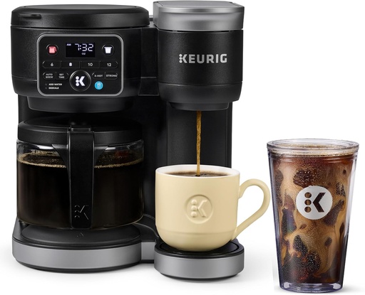 [BRSRAAQFPIMRSG3D] Keurig K-Duo Single Serve K-Cup Pod & Carafe Coffee Maker, Black