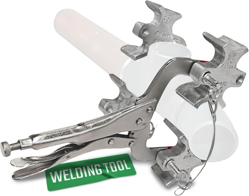[BRSWGHYCCMCQKCYY] Welders 3rd Hand – Portable Pipe Welding Clamp & Alignment Tool for Butt Welds – Versatile Pipe Fitting Clamp, Welding Pliers, Vise Clamps, Pipefitter Tools – Lightweight Multifunction Tool by Sawyer