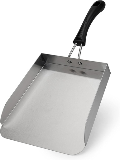 [BRSW2HD6OFYQGCY3] Stanbroil Stainless Steel Griddle Mover Smash Burger Food Shovel Grill Spatula Great for Stir Fry and Move Food, 13"