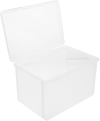 [BRSREYL3DIMR4DYV] ABOOFAN Transparent Refrigerator Toast Storage Box Large Bread Container for Freezer Preservation Smooth Edges Materials for Home Use