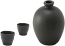 Exquisite Ancient Style Ceramic Wine Bottle Wine Glass Jug Set Sake Wine Set-Y4