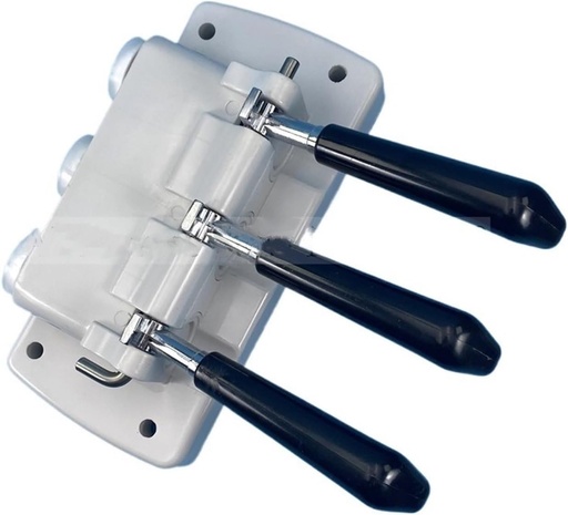 [BRSRAZIKOYFBE3DO] Full Set Panel Block Head Parts Combination 3 Handles Ice Cream Makers Fitting Accessories,Compatible for BQL,Compatible for Vevor Soft Serve Machines