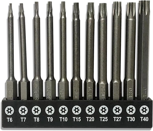 [BRSWYFD6PIDR4F3F] aiyun 11-Piece Shark Vacuum Screwdriver Security Bit Set, S2 Steel Magnetic Security Screwdriver Set 3 Inch Star Driver Bit Set Screwdriver for Shark Vacuum T6-T40 (75mm Length)