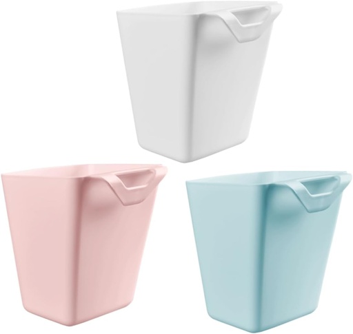 [BRSREEINOJ5GOC3G] 3pcs Hanging Storage Basket Multi Functional Trolley Hanging Cup Holder for Kitchen Bathroom Office Easy Installation and Sturdy Design Rolling Cart Accessories