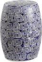 Safavieh Home Lorey Blue and White Ceramic 18-inch Indoor/Outdoor Garden Stool Side Table