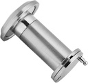 Peephole Front Door Viewer, Safety Door Viewer 200 Degree Door Peephole with Adjustable Inner Lid Door Viewer Peephole for Home Office Hotel(Brushed Chrome)