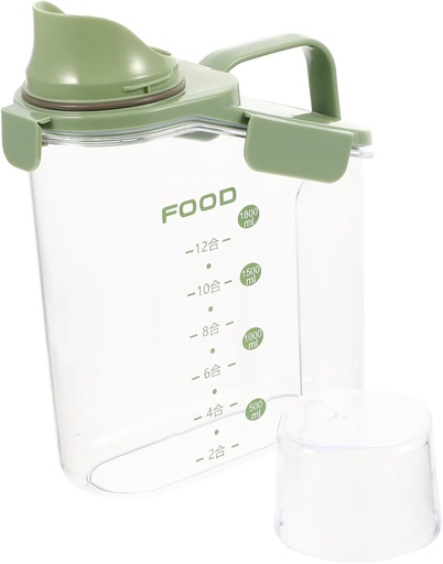 [BRSREHY3OJ6R6CTU] Kichvoe Large Capacity Airtight Grain Storage Container Food Storage Can with Ergonomic Design for Rice Beans and Cereal for Kitchen Pantry