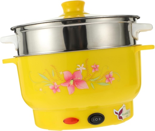 [BRSRE2Y5B4MWMCLO] DECHOUS Cooking Boiler Steam Pot Electric Steamer for Food Stainless Steel Compact Design