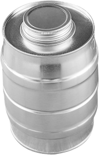 [BRSRACY6AQPBMA3H] Zerodeko Vintage Tin Coffee Bean Airtight Jar Air Valve Multiuse Storage for Tea Sugar Flour