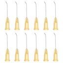 PATIKIL Blunt Tip Dispensing Needles 26G, 12 Pcs 1 Inch Industrial Liquid Dispenser Needle with Lure Lock for Refilling Liquid Ink Adhesive Glue, Light Yellow