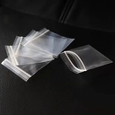 Mini Plastic Bags, 400pcs 2" x 2" Transparent Reusable Zipper Storage Bags for Jewelry, Candy, Coins