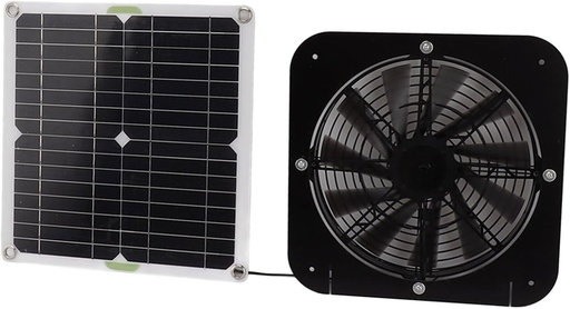 [BRSREEIPPIORY2DZ] Solar Exhaust Fan For Greenhouses Ventilation Monocrystalline Solar Panel Kits Practical Shed Air Circulation Tool