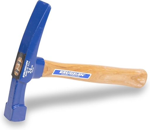 [BRSWIYT3BIHBYGD2] VAUGHAN Brick Layers Hammer, 24 oz Steel Masonry Hammer, Made In The USA, BL24, VN17810