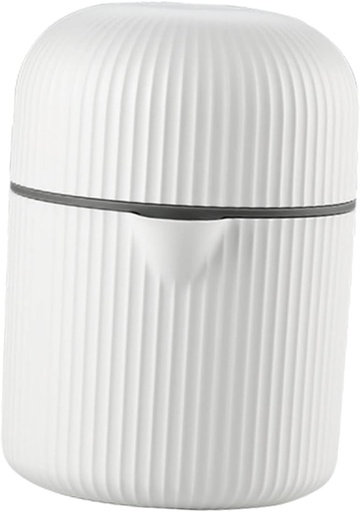 [BRSREH37AQBBQ2Y4] Healifty Portable Manual Fruit Juicer White Plastic Orange Lemon Squeezer with Strainer Compact Household Handheld Citrus Press for Camping Picnic and Travel