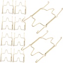 10pcs Wall Plate Hangers Spring-Designed Dish Display Holders for Decorative Plates Antique and Decoration