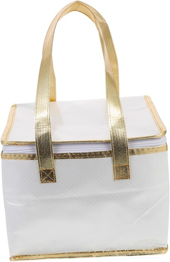 [BRSRABAFCMAR6CLA] PRETYZOOM Insulated Food Bag for Pizza and Cake Reusable Grocery Tote with Lining Capacity Thermal Carrier for Takeout and Catering