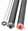 Pair of 243 X 1 3/4" X 30" - 40" Garage Door Torsion Springs with Winding Bars (39")