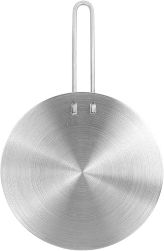 [BRSW2Y32AVYA2G3L] Heat Diffuser Plate, Stainless Steel Heat Diffuser, Practical for Glass Cooktop Induction Cooker(22cm)