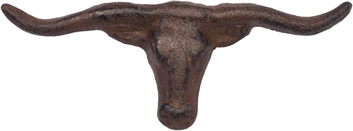 [BRSWGHA2AAHGADLB] Treasure Gurus Metal Longhorn Steer Vanity Knob Kitchen Dresser Drawer Pull Cupboard Handle