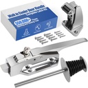 Walk in Cooler Door Handle - Freezer Door Lach, Offset 1/5 inch to 3/5 inch (Flush), 5.9" Solid Metal Interior Release Handle, Suitable for Freezer Doors Locks, Oven Locks