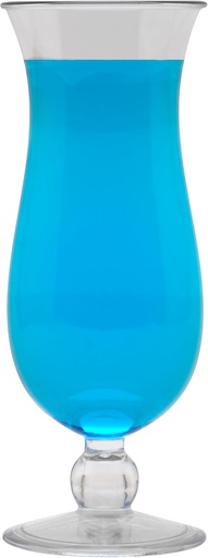 [BRSWIZI4BEIQI2DM] G.E.T. HUR-20-CL-EC Cheers - Break-Resistant Plastic Hurricane Glasses, 20 Ounce, 4 Pack, Clear