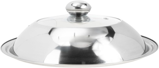 [BRSROBAOOIJWYHY3] PRETYZOOM Stainless Steel Cover Pot Pan Cover Lid Slow Cooker Lid Kitchen Accessory