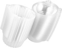 Cabilock 50pcs Clear Cupcake Packaging Boxes Disposable Transparent Pastry Containers for Muffins Cookies and Baked Goods Versatile and Bakery Supplies