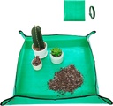 Extra Large Potting Mat Transplanting, 39.4" X39.4" Waterproof Succulent Repotting Mat for Indoor Mat, Foldable Soil Change Planting Mat - Gardening Gifts for Women