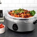 Slow Cooker & pot Liners Fits 7-8 Quarts, Extra Large Pot Liners SIZE: 13'' x 21'' x 4'' Inches, 4" Gusset Bottom, Extra Large Pot Liners, 40 pack