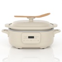 4 Quart Programmable Slow Cooker with Flexible Easy Programming, 8-in-1 Claypot Multi Cooker, Removable Crock, Nonstick, Oven Safe Pot to 450°F, Oatmeal