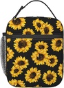 Sunflowers Reusable Lunch Box Insulated LunchBox Cooler Lunch Bag