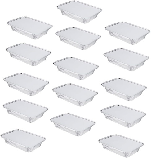 [BRSRABICAQPB4F3X] Ciieeo Bread Baking Aluminum Foil Boxes Cake Baking Liners Food Storage Containers Multi-function Box