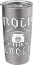 Crockpot Cooker Rock The Crock Funny Cooking Stainless Steel Insulated Tumbler